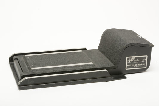 Calumet C2 Universal Roll Film Holder 6x7cm For 120 & 220 Films, Nice & Clean