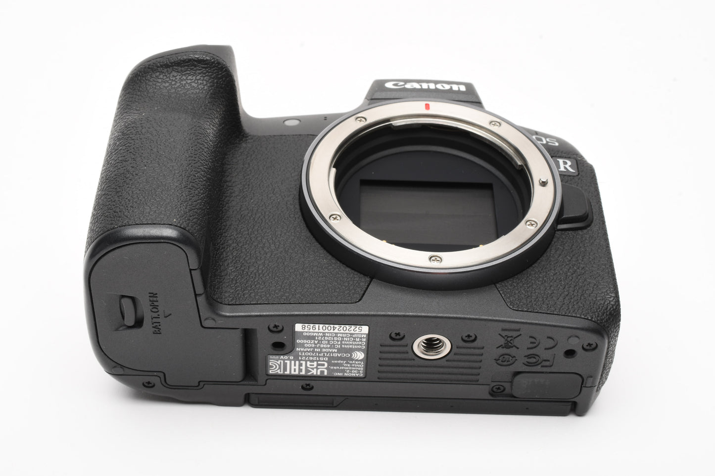 Canon EOS R Mirrorless body, batt, charger, strap, ≤2000 Acts!!