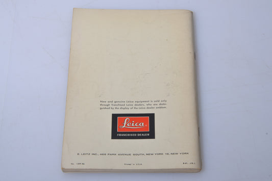 Leica Leicina Catalog #36, Clean