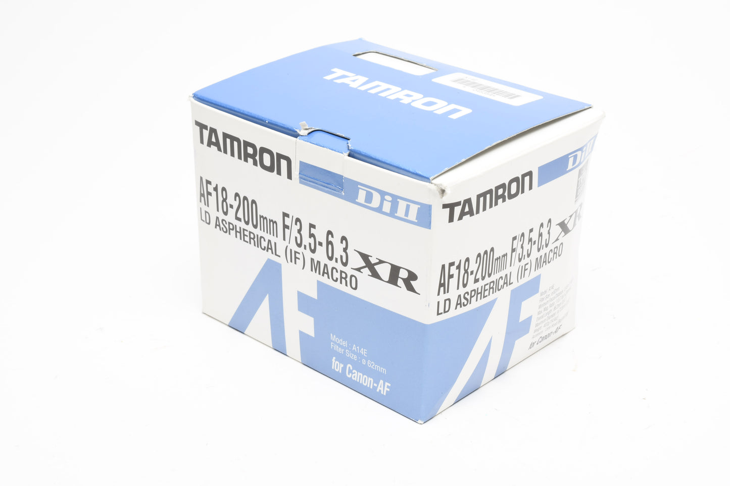 Tamron Di II AF 18-200mm f3.5-6.3 XR LD Macro Zoom Lens Canon EF+2X filters Mint-