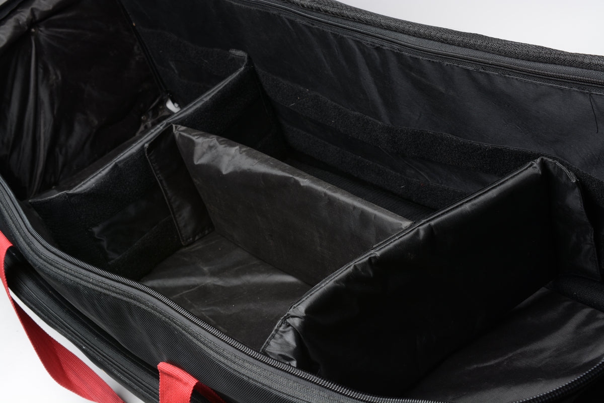 Photoflex large rolling padded lighting case ~43x12x12", Good!