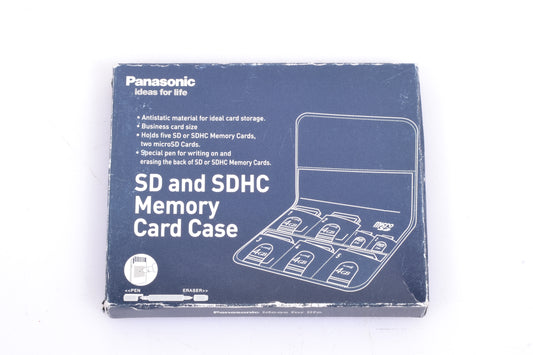 Panasonic SD and SDHC Memory Card Case, in box never used