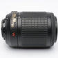 Nikon AF-S 55-200mm f4-5.6G ED VR DX, caps, UV, clean