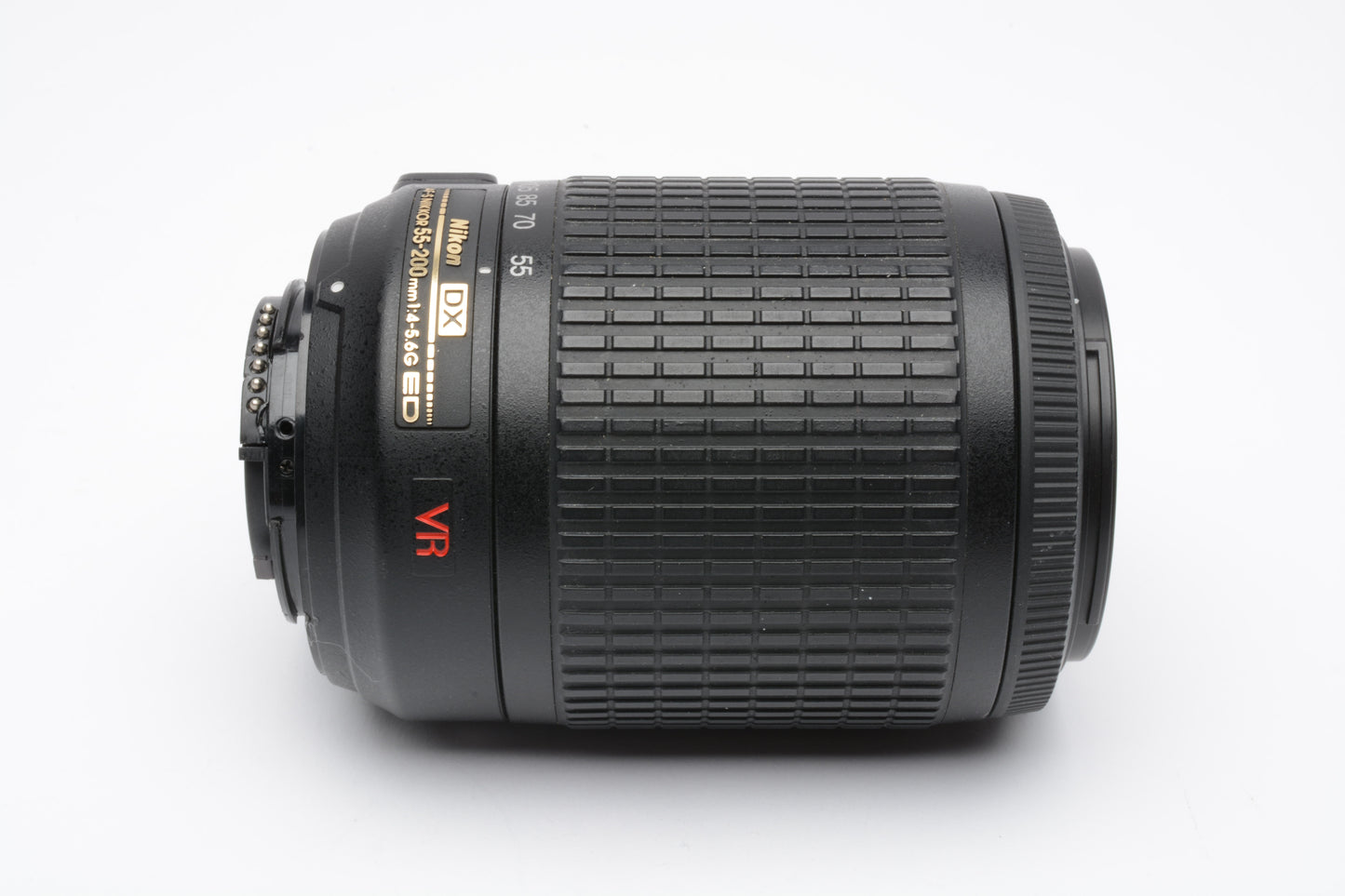 Nikon AF-S 55-200mm f4-5.6G ED VR DX, caps, UV, clean