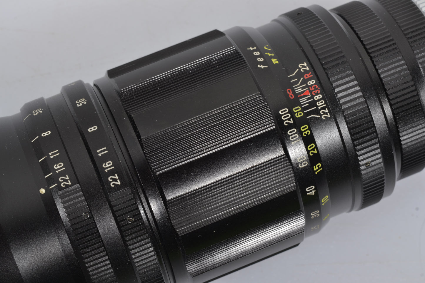 Sankyo Kohki Komura 200mm F3.5 Lens w/Exakta Mount, Case+caps, *Read