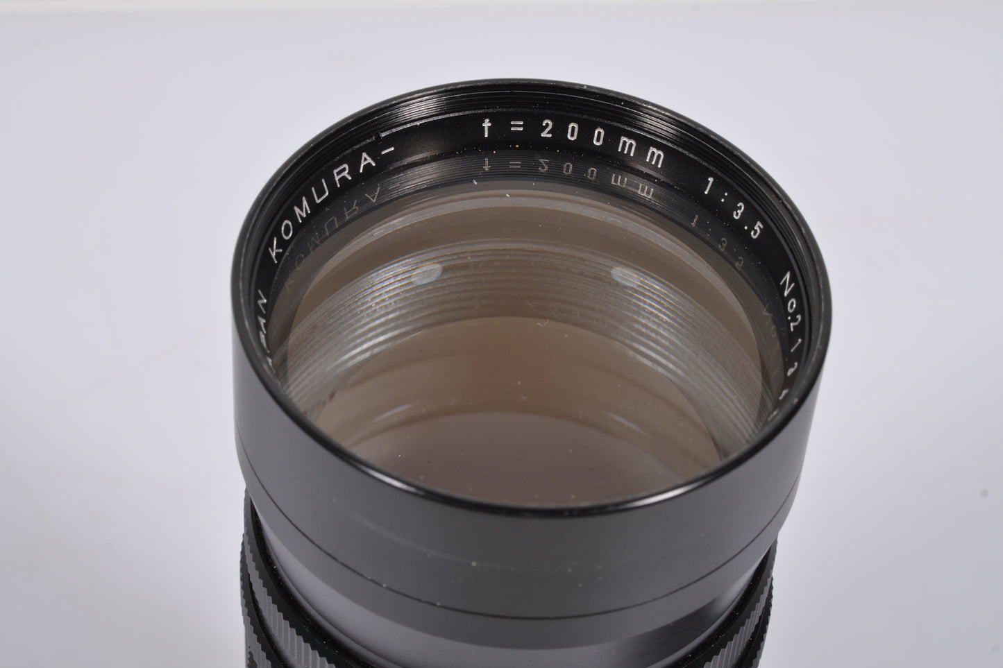 Sankyo Kohki Komura 200mm F3.5 Lens w/Exakta Mount, Case+caps, *Read