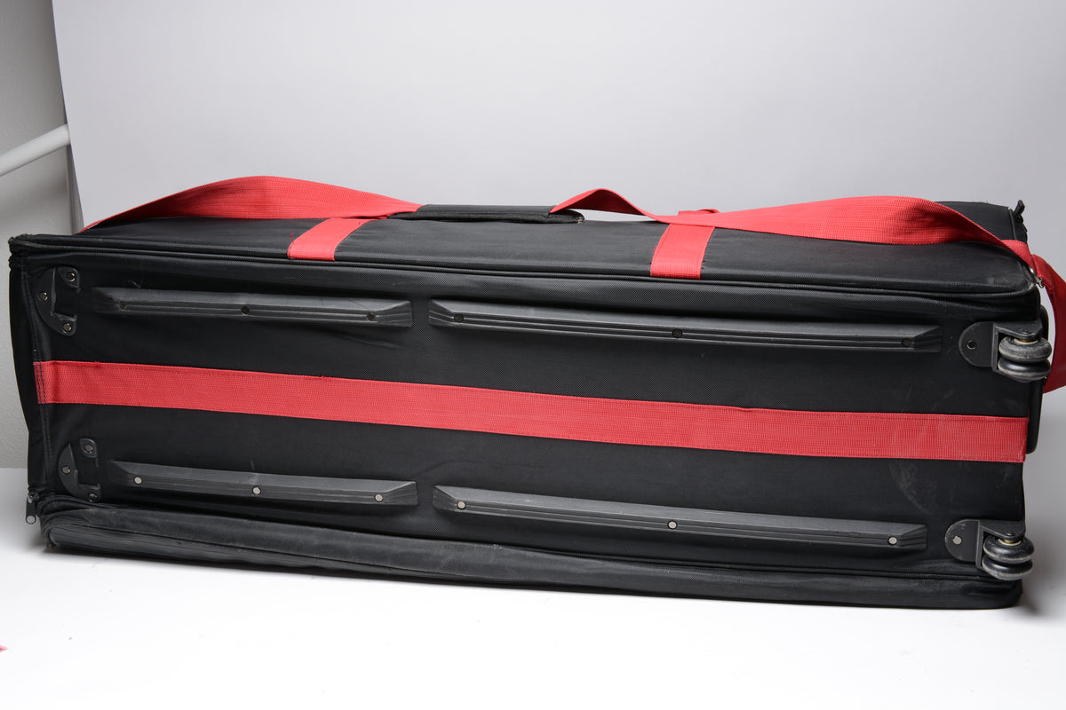 Photoflex large rolling padded lighting case ~43x12x12", Good!
