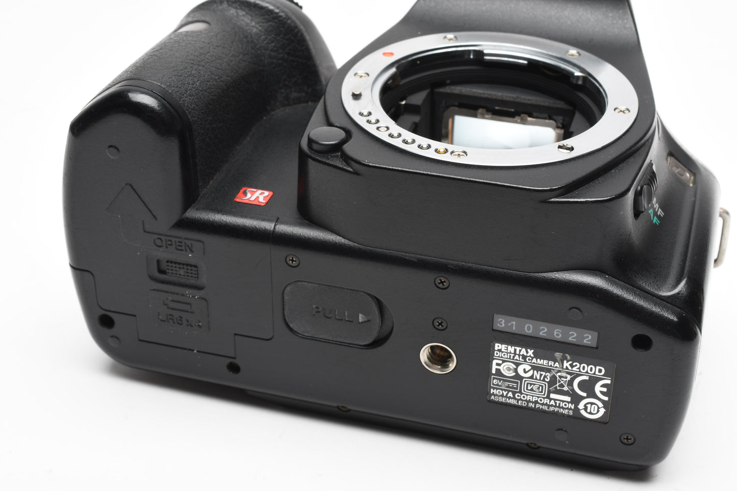 Pentax K200D DSLR 13,086 Acts, Strap, tested, great!