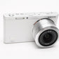 Samsung NX Mini 20.5MP Digital Point&Shoot W/9-27mm Lens + Flash  (white) Mint-