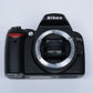 Nikon D40 DSLR body, batt+charger+book, ONLY 2421 Acts!! Mint-