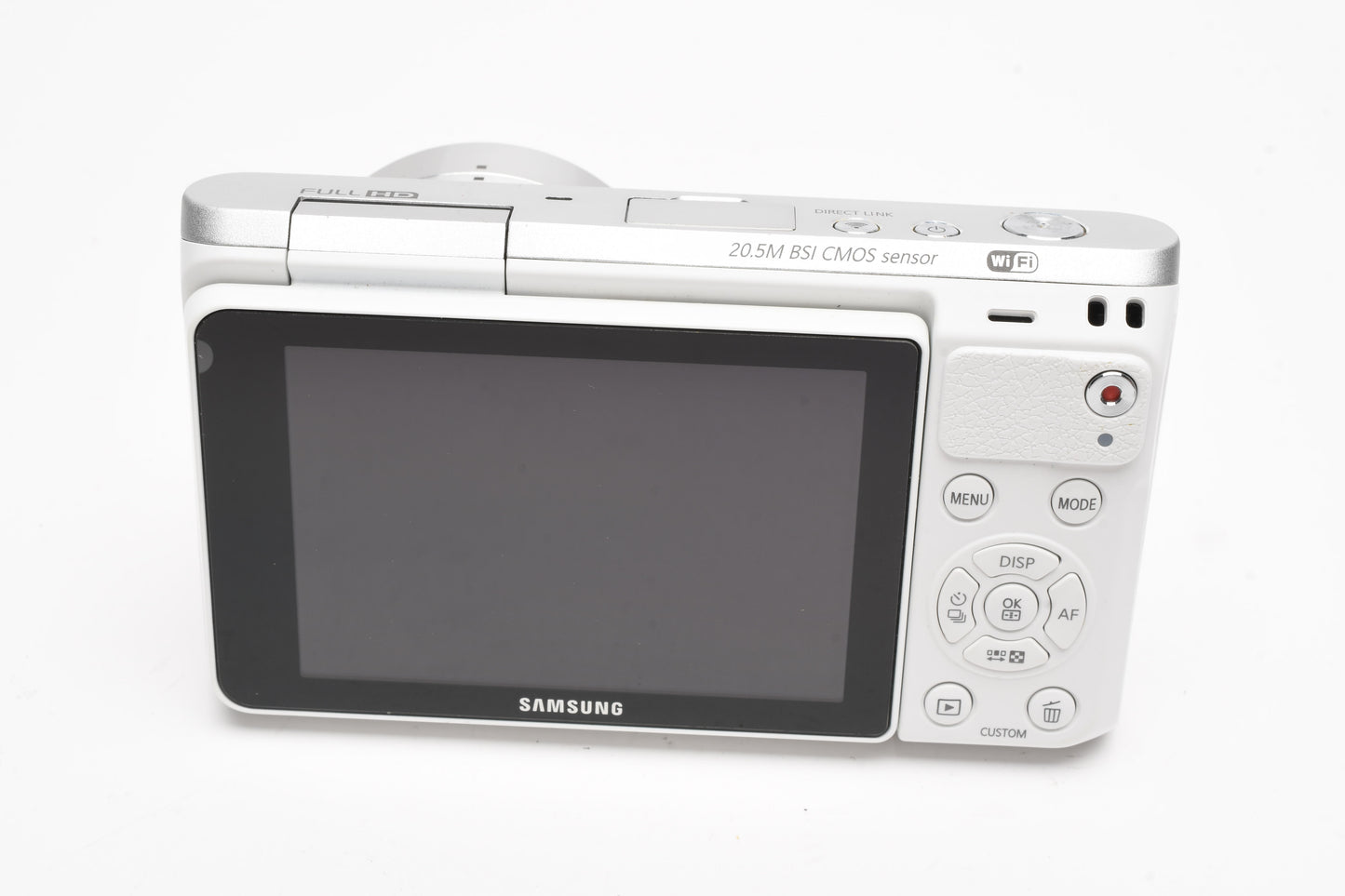Samsung NX Mini 20.5MP Digital Point&Shoot W/9-27mm Lens + Flash  (white) Mint-