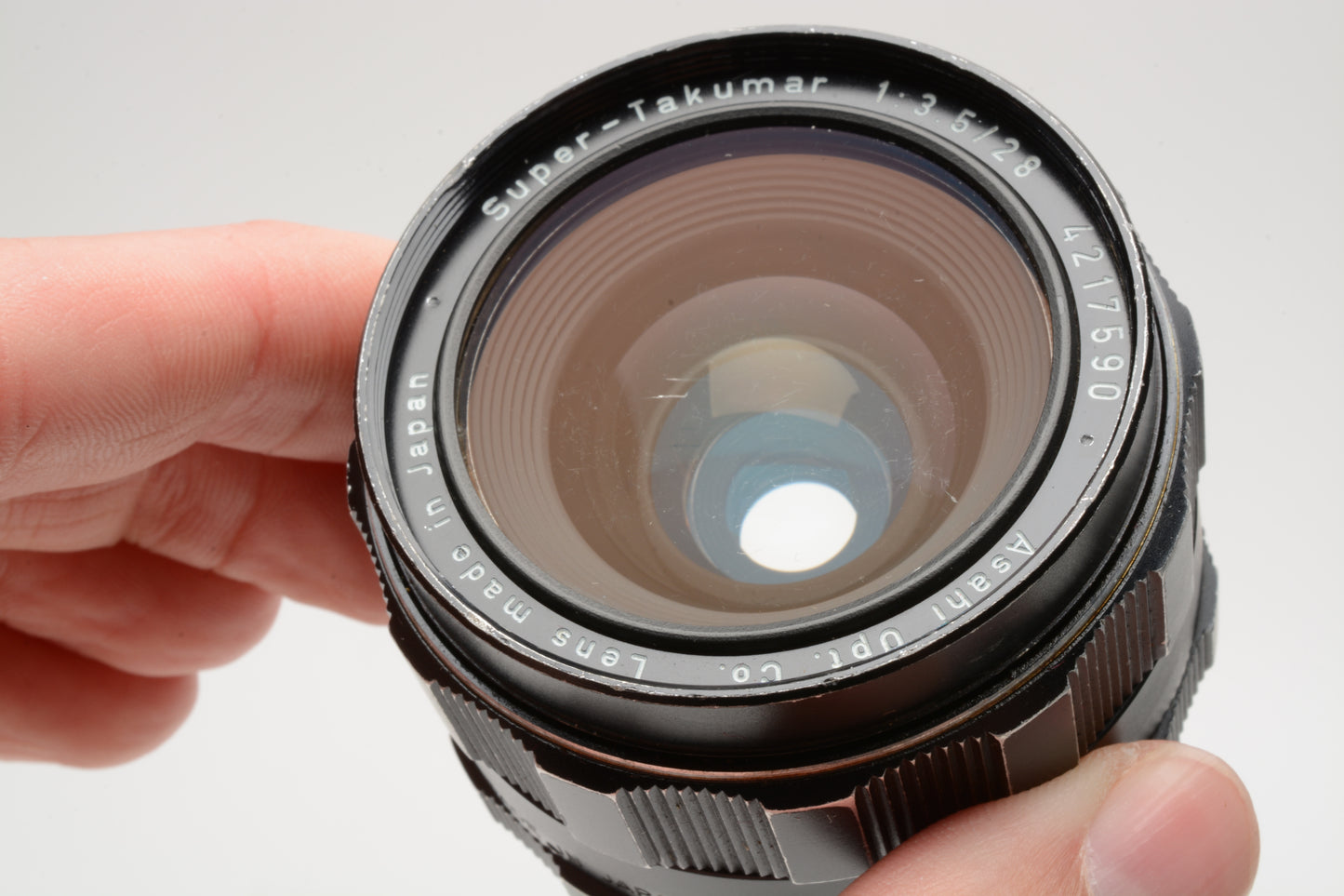 Super Takumar 28mm f3.5 M42 mount lens, caps, case, UV, *Bargain