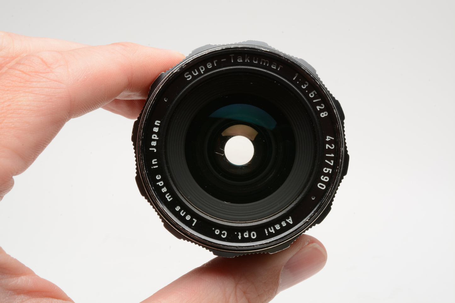 Super Takumar 28mm f3.5 M42 mount lens, caps, case, UV, *Bargain