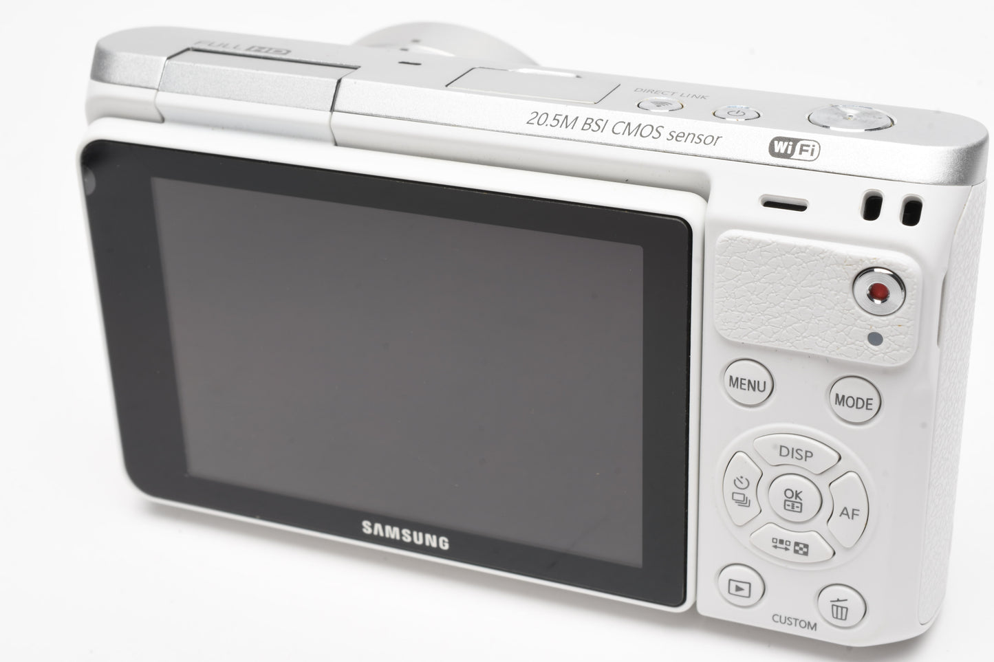 Samsung NX Mini 20.5MP Digital Point&Shoot W/9-27mm Lens + Flash  (white) Mint-