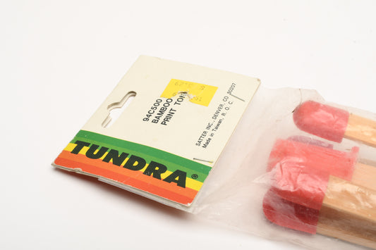 3X Tundra Bamboo Darkroom print tongs, Good quality, New