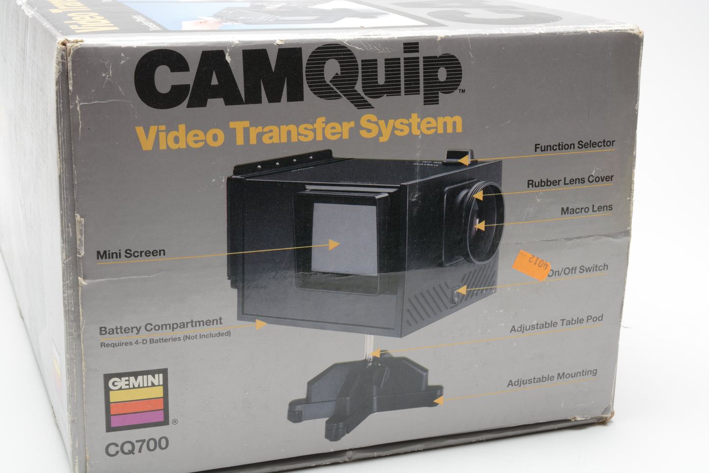 Gemini Camquip Video / Digital transfer system movies, slides to video/digital - New