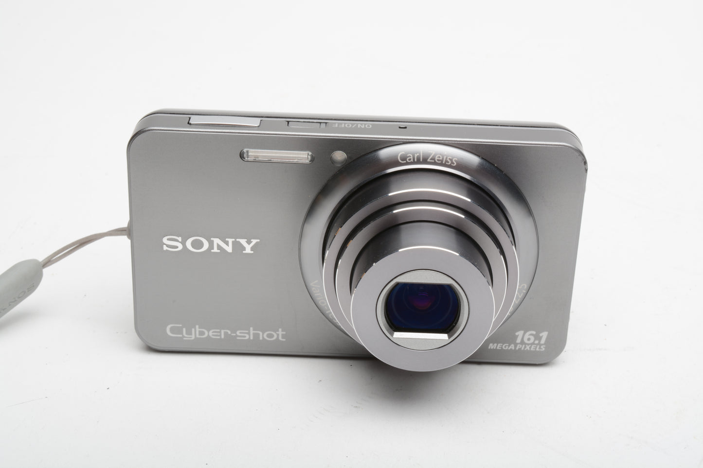 Sony Cybershot DSC-W570 16.1MP Digital Point&Shoot camera (Silver), 2 batts, Mint-