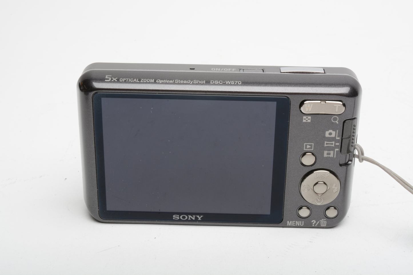 Sony Cybershot DSC-W570 16.1MP Digital Point&Shoot camera (Silver), 2 batts, Mint-