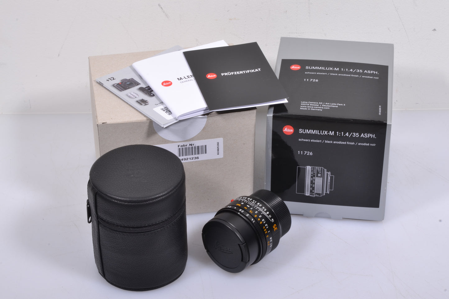 Leica Summilux-M 35mm f/1.4 ASPH. Lens (Black, 2022 Version) 11726, Mint, Boxed, USA