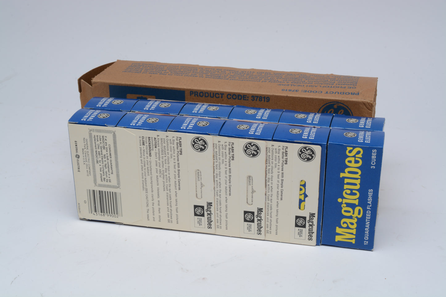 Bundle of 12 3-Cube Magicube packs in original boxes (Total 36 cubes - 144 flashes)