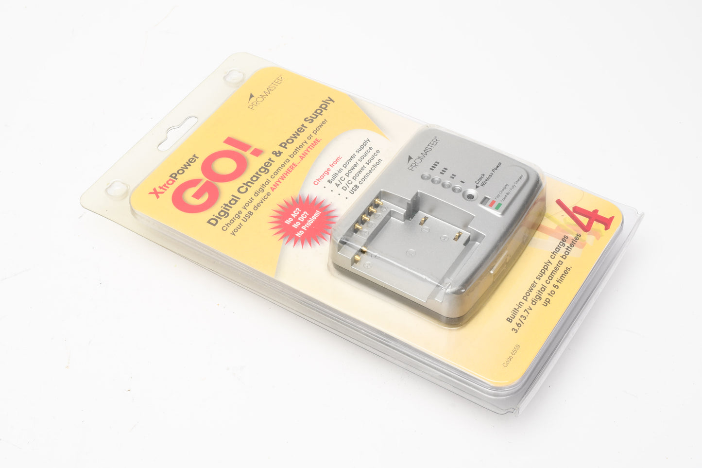 Promaster Go! 4 Multi-Battery charger Canon, Kyocera, Samsung+++