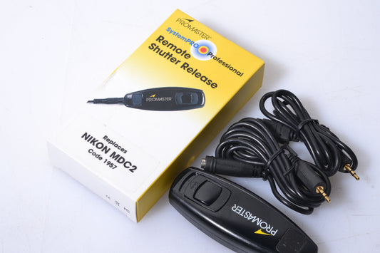 ProMaster Wired Remote Shutter Release Cable replaces Nikon MDC2, NIB