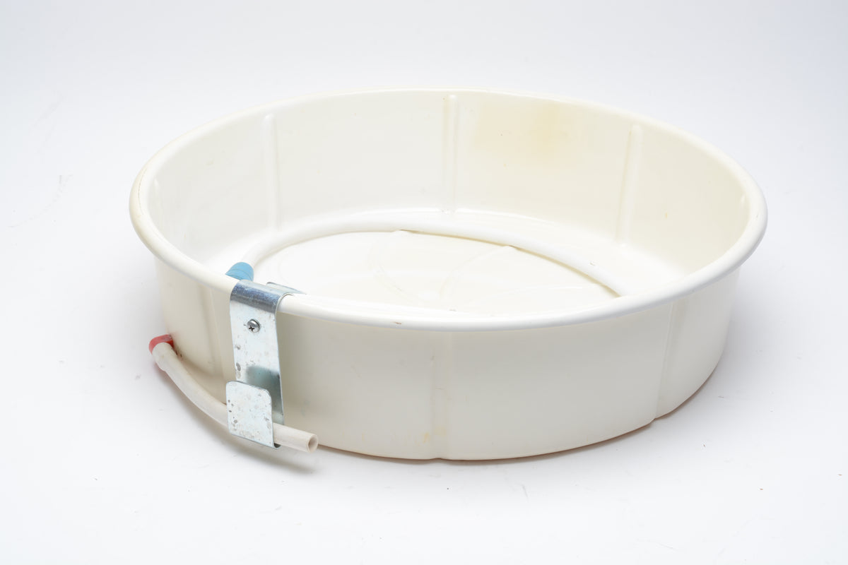Circular Photographic Darkroom Print Washer ~19" wide, Tested, good!