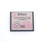 Nikon 8MB CF Compact Flash Card EC-8CF in Jewel Case