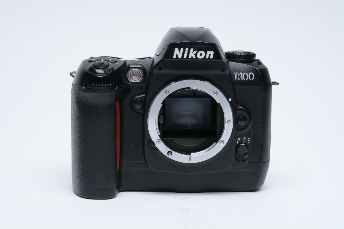 Nikon D100 DSLR w/ MB-D100 Grip, 2x Batts, Manual, Charger, 2GB CF, Strap++