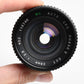 Phase 2 MC Auto CCT 28mm F2.8 Wide Angle Lens for Pentax PK Mount w/Caps, Nice!