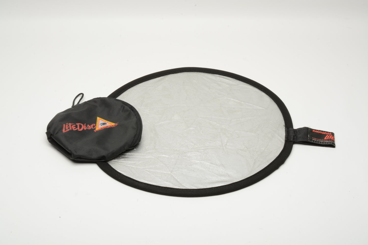 Set of 3 Photoflex 12" Lite Disc reflectors / diffusers white / gold / black