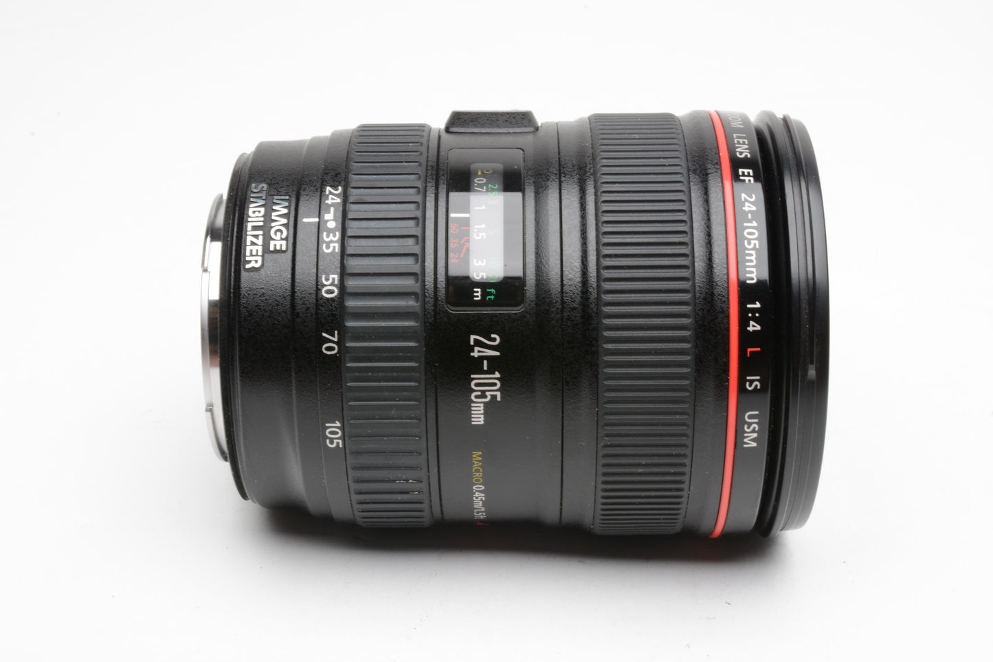 Canon EF 24-105mm f4L IS USM Zoom Lens, Caps, Hood, Pouch + UV filter