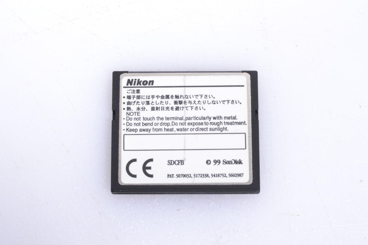 Nikon 8MB CF Compact Flash Card EC-8CF in Jewel Case