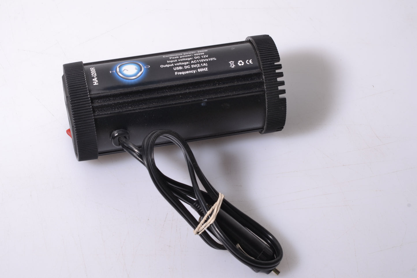 Halo HA-i200R Cup Power Inverter, 200-watt, Tested, Great