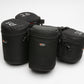 Lowepro 2" clip-on lens / camera belt w/4X lens cases, nice quality