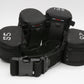 Lowepro 2" clip-on lens / camera belt w/4X lens cases, nice quality