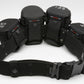 Lowepro 2" clip-on lens / camera belt w/4X lens cases, nice quality