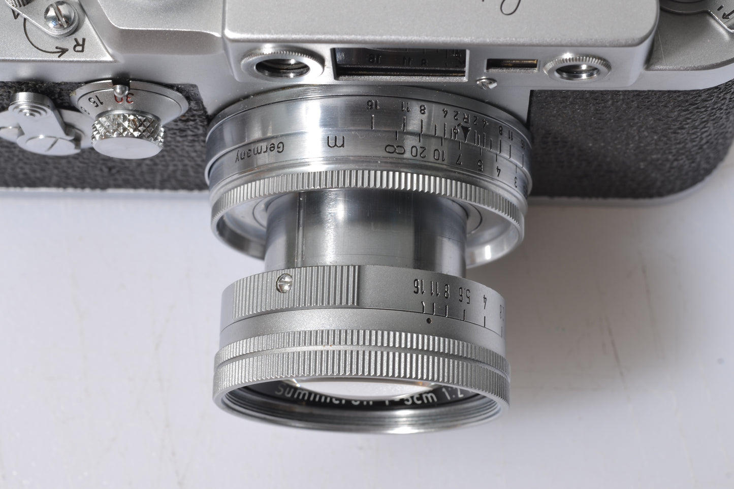 Leica IIIG w/Summicron 50mm f2 Collapsible lens, cap, Fully CLA'd, Gorgeous! Mint-