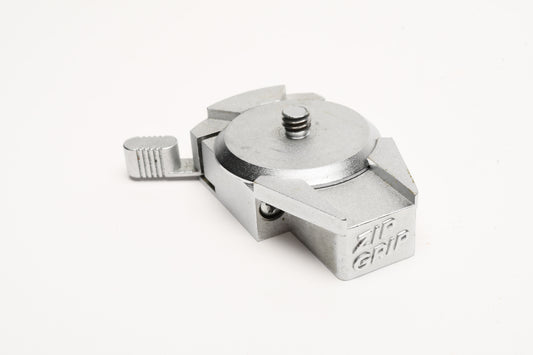 Zip Grip Quality Compact All Metal Quick Release Plate 1/4" -20 Thread, Clean
