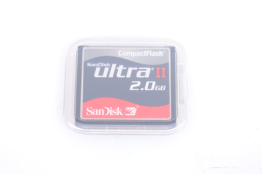 SanDisk Ultra II 2GB CF Compact Flash Card in Jewel Case