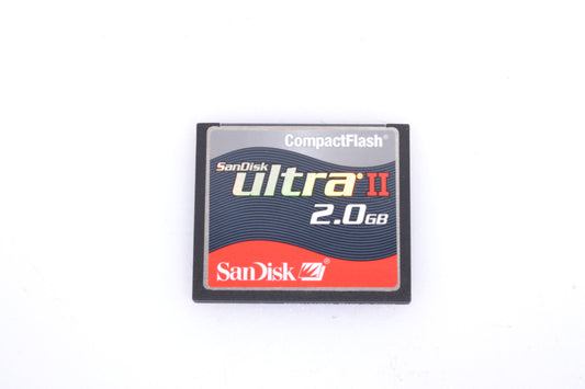 SanDisk Ultra II 2GB CF Compact Flash Card in Jewel Case