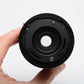 Vivitar MF 70-210mm f4.5-5.6 macro zoom lens for Canon FD mount, caps Boxed