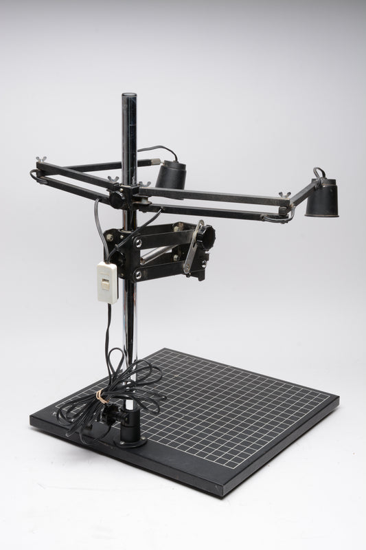 Yashica Copy stand w/lights and grid base, Very nice