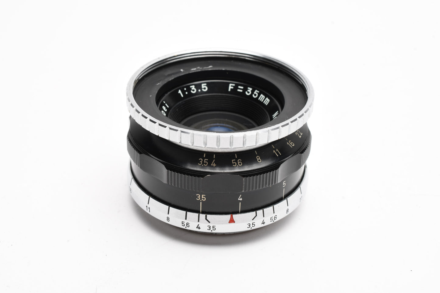 Kyoei (Acall, Kuribayashi Orikkor) LTM M39 Mount 35mm F3.5 lens + Hood, Great!