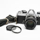 Nikon FM Chrome Body 35mm SLR w/50mm f1.8 lens, New seals, Tested, Great!