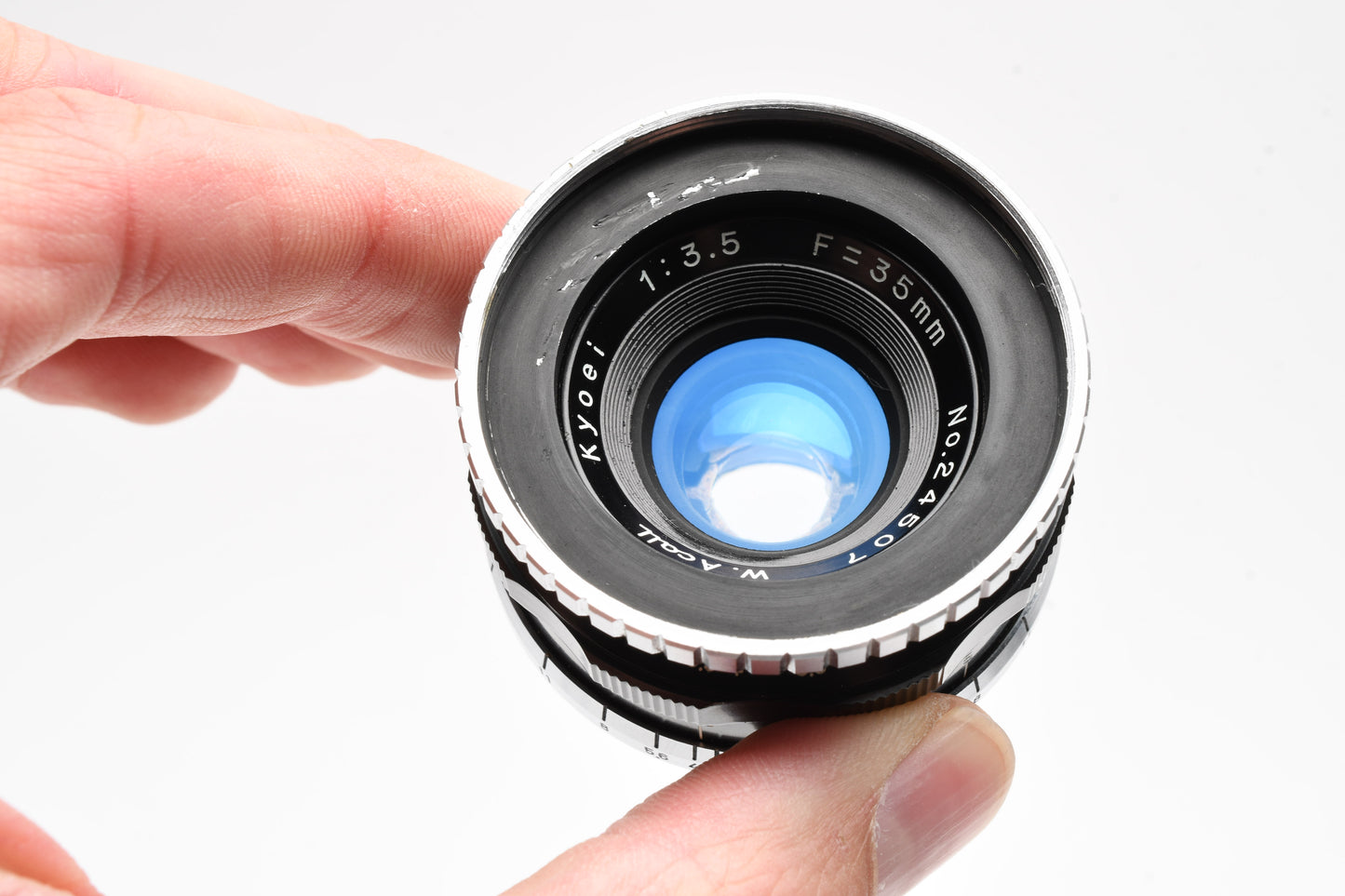 Kyoei (Acall, Kuribayashi Orikkor) LTM M39 Mount 35mm F3.5 lens + Hood, Great!