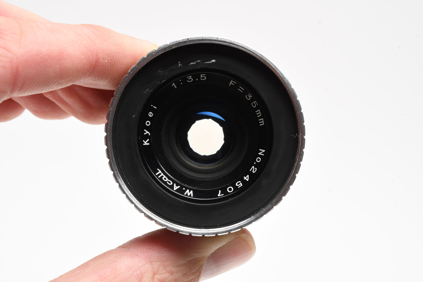 Kyoei (Acall, Kuribayashi Orikkor) LTM M39 Mount 35mm F3.5 lens + Hood, Great!