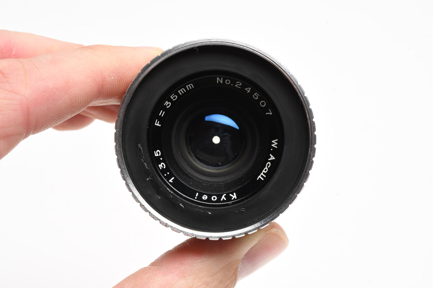 Kyoei (Acall, Kuribayashi Orikkor) LTM M39 Mount 35mm F3.5 lens + Hood, Great!