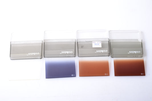 Set of 4X Cokin A series filters:  84, 123, 124, 125 Diffuser and graduated filters