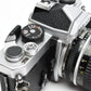 Nikon FM Chrome Body 35mm SLR w/50mm f1.8 lens, New seals, Tested, Great!